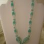 Clear/Mint Green  Necklace