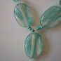 Clear/Mint Green  Necklace