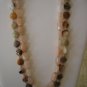 Jasper and Quartz Double stranded Gemstone Necklace