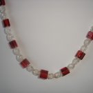Candycane Inspired Necklace