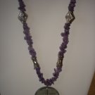 Amethyst/Fluorite Chips Necklace