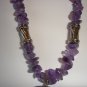 Amethyst/Fluorite Chips Necklace