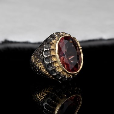 Handmade Man Silver Zultanite Ring, Mens 925 Silver Ring, Silver Zultanite Ring