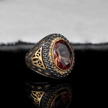 Handmade Man Silver Zultanite Ring, Mens 925 Silver Ring, Silver Zultanite Ring