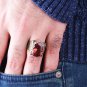 Handmade Mens Silver Zultanite Ring, Man 925 Silver Ring, Silver Zultanite Ring