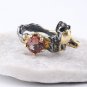 Skeleton Zultanite Ring, Gold Skull 925 Silver Zultanite Ring, Handmade Ring