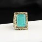 Man Paraiba Tourmaline Ring, Mens 925 Silver Handmade Ring, 925 Silver Man Ring