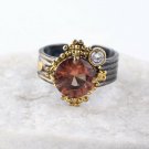 Round Zultanite Ring, Women 925 Silver Zultanite Ring, Handmade Woman Ring