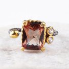 Rectangular Zultanite Ring, Women 925 Silver Zultanite Ring, Handmade Woman Ring