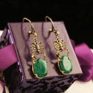 Women Scorpion Handmade Silver Green Jade Earring, Silver Earring, Gift Earring
