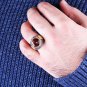 Round Zultanite Ring, Man 925 Silver Zultanite Ring, Handmade Silver Men Ring