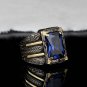 Handmade Tanzanite Ring, Man 925 Silver Ring, Handmade Silver Tanzanite Rings