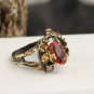 Flower Oval Zultanite Ring, Women 925 Silver Zultanite Ring, Handmade Woman Ring
