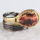 Pear Shaped Zultanite Ring, Women 925 Silver Zultanite Handmade Ring