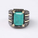 Paraiba Tourmaline Ring, Mens 925 Silver Handmade Ring, 925 Silver Man Ring