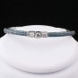 Woman Baget Zircon 925 Silver Cuff Bracelet, Gold plated Zircon stone Bracelet