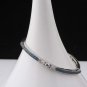 Woman Baget Zircon 925 Silver Cuff Bracelet, Gold plated Zircon stone Bracelet