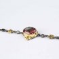 Zultanite Silver Wristband for Women Art Deco Silver Zultanite Wristband