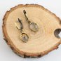 Women Oval Quartz Earring, Oval Handmade Silver Gold Plated Yellow Quartz