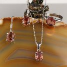 Oval Zultanite Jewelry Set Handmade Woman Silver Zultanite Jewelry Sets