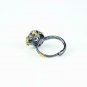Handmade Womens Topaz Gemstone Ring Silver Handmade Ring