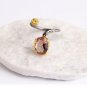 Rectangle Zultanite Jewelry Set Rose shaped Woman Silver Zultanite jewelry set