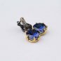 Round Shaped Blue Tanzanite Jewelry Set Handmade Woman Silver Tanzanite Jewelry