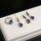 Tanzanite Silver Jewelry Set Handmade Woman Silver Tanzanite Jewelry Sets