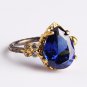 Tanzanite Silver Jewelry Set Handmade Woman Silver Tanzanite Jewelry Sets