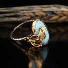 Turqoiuse Tulip ring, Woman 925 Silver Handmade turquoise ring, Handmade ring