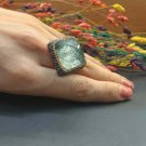 Handmade Womens Zircon Gemstone Ring, Woman 925 Silver Ring, Zircon Ring