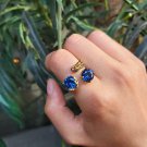 Gemstone Tanzanite Ring, Woman 925 Silver Ring, Handmade Silver Tanzanite Rings