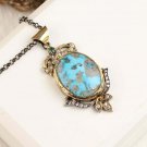 Women Turquoise Necklace, Antique Turquoise Necklace, Handmade