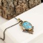 Women Turquoise Necklace, Antique Turquoise Necklace, Handmade