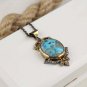 Women Turquoise Necklace, Antique Turquoise Necklace, Handmade