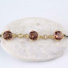 Zultanite Silver Bracelet for Women , Art Deco Silver Wristband