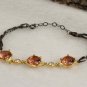 Zultanite Silver Bracelet for Women , Art Deco Silver Wristband