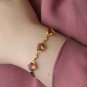 Zultanite Silver Bracelet for Women , Art Deco Silver Wristband