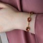 Oval Zultanite Silver Bracelet for Women , Art Deco Silver Wristband