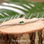 Woman Green Cubic Zirconia 925 Silver Jewelry Set Handmade