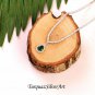 Woman Green Cubic Zirconia 925 Silver Jewelry Set Handmade