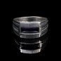 Handmade Mans Zircon Purple Gemstone Ring