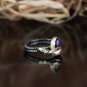 Amethyst Silver Ring, Amethyst gift Ring