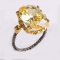 Woman Handmade Oval Zirconia 925 Silver Jewelry Set