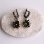 Round cut Mystic Topaz Flower Silver Jewelry Set handmade