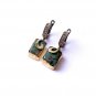 Women Turquoise Handmade Silver Gold Plated Special Design Silver Earrings