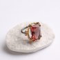 Rectangle Zultanite Jewelry Set, Rose shaped Woman Silver