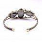 Huge Moonstone Silver Wristband for Women , Silver Wristband, gemstone wristband