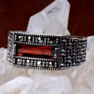 Handmade Mans Zircon Gemstone Ring, Mans 925 Silver Ring, Zircon Ring