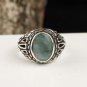 Men&acirc;��s Root Emerald Silver Ring, Emerald Stone Men's Ring, 925 Sterling Silver Ri